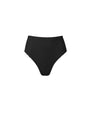Outline image of High Waisted Kini Bottom Shapewear Two Piece - Black