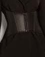 Close up image of Corset Belt - Faux Leather Black