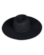 Outline image of Shady Wide Brim Straw Full Sun Protection Hat - Black
