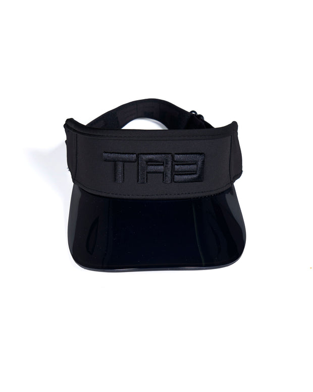 Outline image of TA3 Adjustable Visor UPF 35+ Protection - Black front view