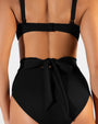 Close up shot of Adjustable Kini Bottom - Black back view 