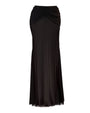 Outline of Mermaid Sheer Skirty - Black