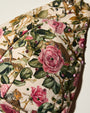 Close up detail shot of Triangle Bikini Top - Pink Rose Leopard