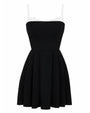 Outline image of Peaky Fit & Flare Mini Dress - Black/White