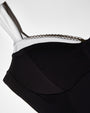 Close up detail shot of Peaky - Black/White