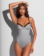 Front view of Brazilian Vixen - Gingham on model