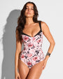Model wearing Peaky - Rose Thistle front 