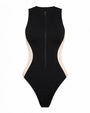 Outline image of Hi Cut Sleeveless Surfy - Contour Black/Oat