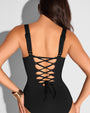 Close up back view of lacing on Lifty - Contour Black